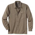Jack Wolfskin MOSQUITO LONGSLEEVE MEN (olive honey checks)