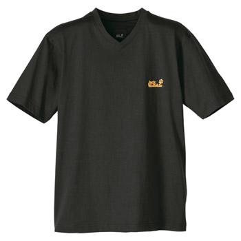 Jack Wolfskin PAW V-NECK T MEN (black)